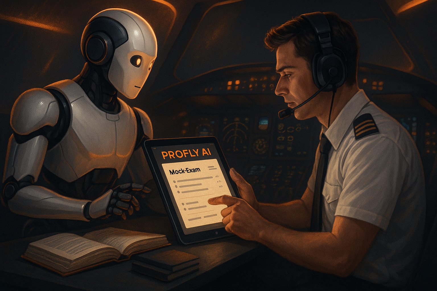 Pilot learning with an AI aviation assistant